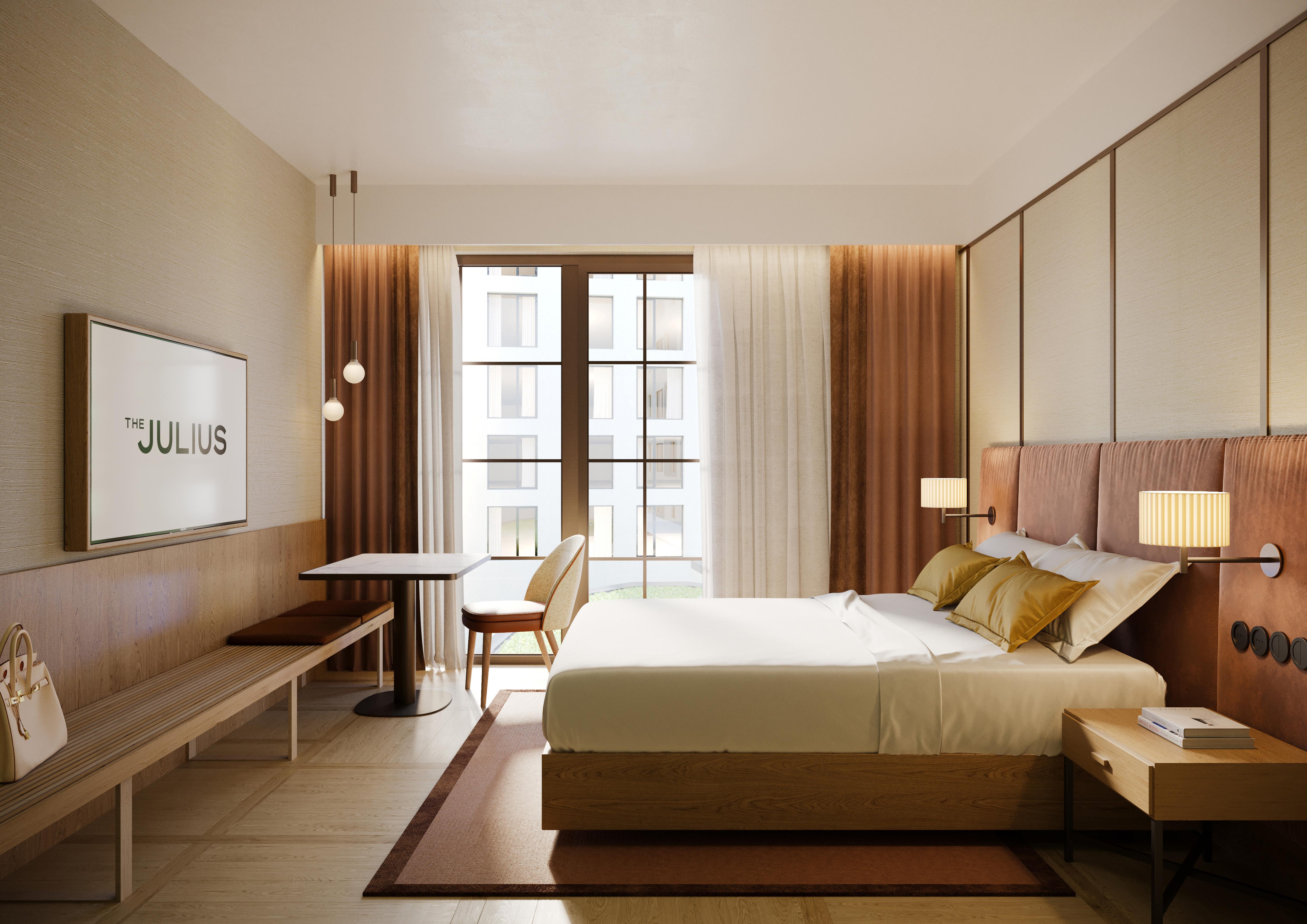 The Julius Prague Hotel Luaran gambar A room at Julius